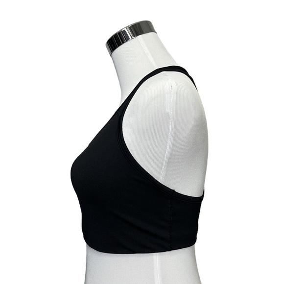 Nike Swoosh Dri-Fit Classic Sports Bra Black Running Yoga Pilates Outfits size M - Picture 4 of 11